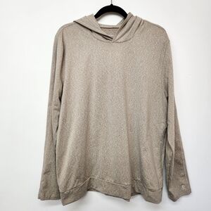 Everlane Light Tan Hoodie Sweater Mens Large Athlesure Activewear